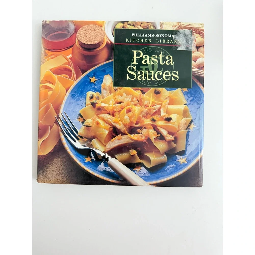 Williams-Sonoma Kitchen Library Pasta Sauces Cookbook Hardcover Italian Recipes